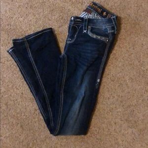 Rock revival mid rise boot cut jeans